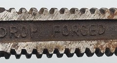 Vintage Great Neck 13&rdquo; Pipe Tool Monkey Wrench PW14 Forged Steel Heavy Duty READ