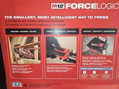 Milwaukee 2473-22 M12 Force Logic 5400 lbs Press Tool Kit, 1/2&Prime; &ndash; 1&Prime; Jaw