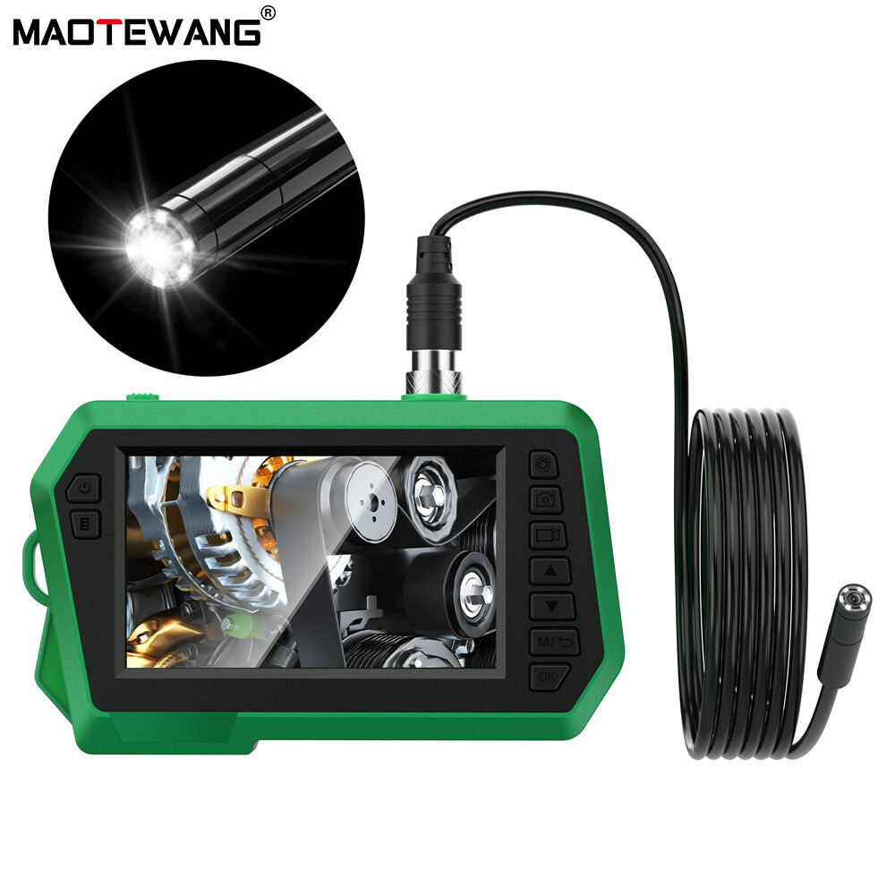 4.3&rdquo; Screen Industrial Endoscope Camera 5 Meter Pipe Sewer Inspection Borescope