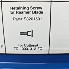 Imperial Reamer Blade & Screw Fits TC-1000, 312-FC USA Made OEM Set Pair