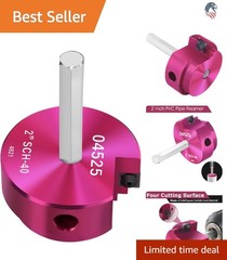 2 Inch PVC Pipe Fitting Saver Reamer Compatible with Schedule 40 CPVC ABS Drain