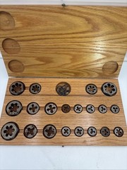 Four Star Products 20-Piece Thread Repair Die Kit Model S2089 In Wooden Box