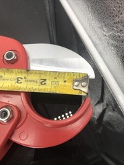 large pvc pipe cutter Aluminum 2.5&rdquo;Great Shape And Blade 17&rdquo; Long
