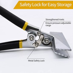 Hand Seamer, 6in Straight Jaw Sheet Metal Bender Tools, Sheet Metal Seamer Fo&hellip;