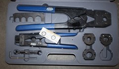 Zurn Multi-Head PEX Crimp Tool Kit w/Go/No-Go Gauge, Crimp Jaws AO4076719
