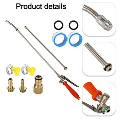 Retractable Barb Type Spray Rod Replacement 44 Inch with Built in Valve