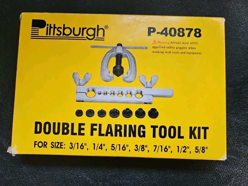 Pittsburgh Double Flaring Tool Kit P-40878