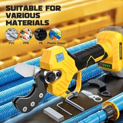 MtiolHig Cordless PVC Pipe Cutter Compatible with DEWALT 20v Battery, 1-5/8&Prime; &hellip;