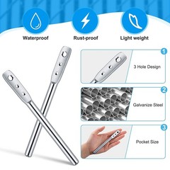 4PCS 3 Hole Wire Bender Steel Multifunctional High Tensile Wire Twisting Tool