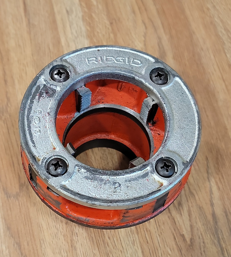 Ridgid 12-R 2&Prime; NPT Pipe Threader Die Head for Ratcheting Pipe Threader
