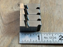 GEOMETRIC DIE HEAD CHASERS 5/8&Prime;-18 L.H. 9/16 D Chaser Set