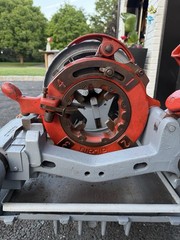 Ridgid 1224 Pipe Threading Machine 1-2 To 4&rdquo; Pipe Self Oiling Self Opening Great