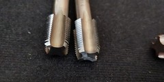 12 Pieces ~ 3/8&Prime;-18 NPT Taper Pipe Tap ~ USA & Japan Made HSS