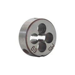 M5x0.8mm Metric Right Hand Round Thread Die HSS Metal Mold Machining Tool