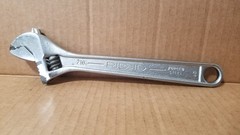 RIDGID #710 10&Prime; Forged Steel Adjustable Wrench Made in USA Working VGC