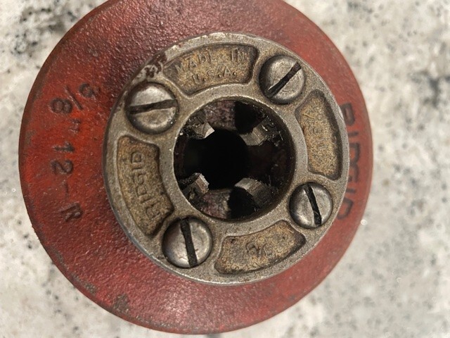RIDGID&reg; 37385 12-R Style Die Head 3/8&Prime; NPT Alloy RH