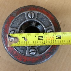 3/4&Prime; NPT RIDGID Alloy RH Hand Threader Die Head W/ Dies 12-R USA .75