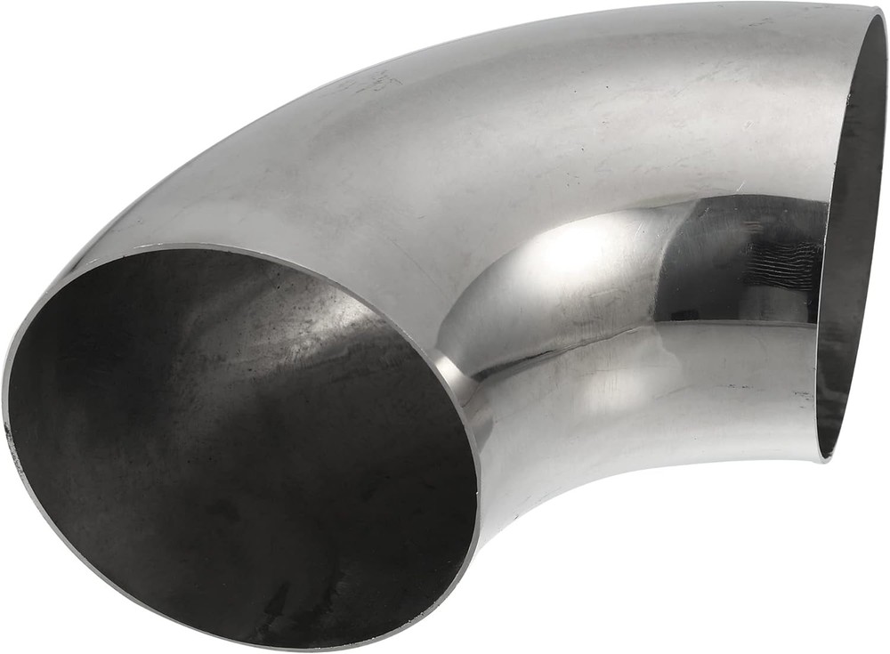 X AUTOHAUX 1pcs OD 4.5 Inch 90 Degree 1.5mm Thickness Mandrel Bend Elbow SS304