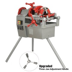 Electric Pipe Threader Machine (1/2&Prime; &ndash; 2&Prime;) Threading Cutter, Deburrer Heavy Duty