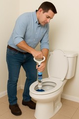 High Pressure Powerful Pump Multi-Drain Plunger Bathroom Kitchen Toilet Showe&hellip;