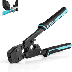 Ratchet PEX Crimping Tool, PEX Cinch Tool for Fastening Stainless Clamps from 3/
