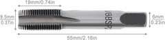 1/8 Inch BSP Thread Forming Taps G1/8 BSP Pipe Taps Threading Tool for Re-Thread