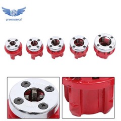 Ratchet Pipe Threader Kit Ratcheting Pipe Threading Tool Set w/ 6 Dies Manual