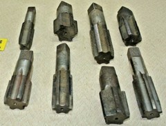 8 PCS. Misc. Tooling Taps Various Sizes Machine Shop Tool FREE SHIP!