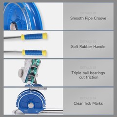 iCrimp 3/4&Prime; Tubing Bender, Roller 180&deg; Heavy Duty Tube Bender, No-Cross Handl&hellip;