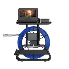 100M Pipe Inspection Camera Sewer Camera 512HZ Meter Counter 32mm Rotate Lens