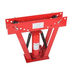 12 Ton Pipe Bender Manual Hydraulic Piping Bending Exhaust Tube Fabric + 6 Dies