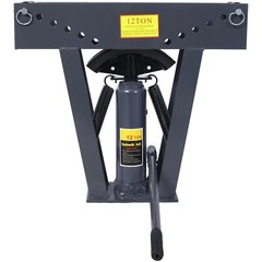 12 Ton Pipe Bender Manual Hydraulic Piping Bending Exhaust Tube Tool With 6 Dies