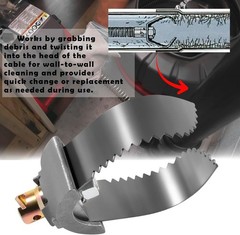 52822 T-232 HD 3&Prime; C Cutter Cable Coupling Drain Cleaning Tool for RIDGID K-400