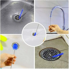 Flexible Drain Cleaner Brush (72&Prime; Long) for Clogs, Drains, Bottles, Pipes, Ba&hellip;