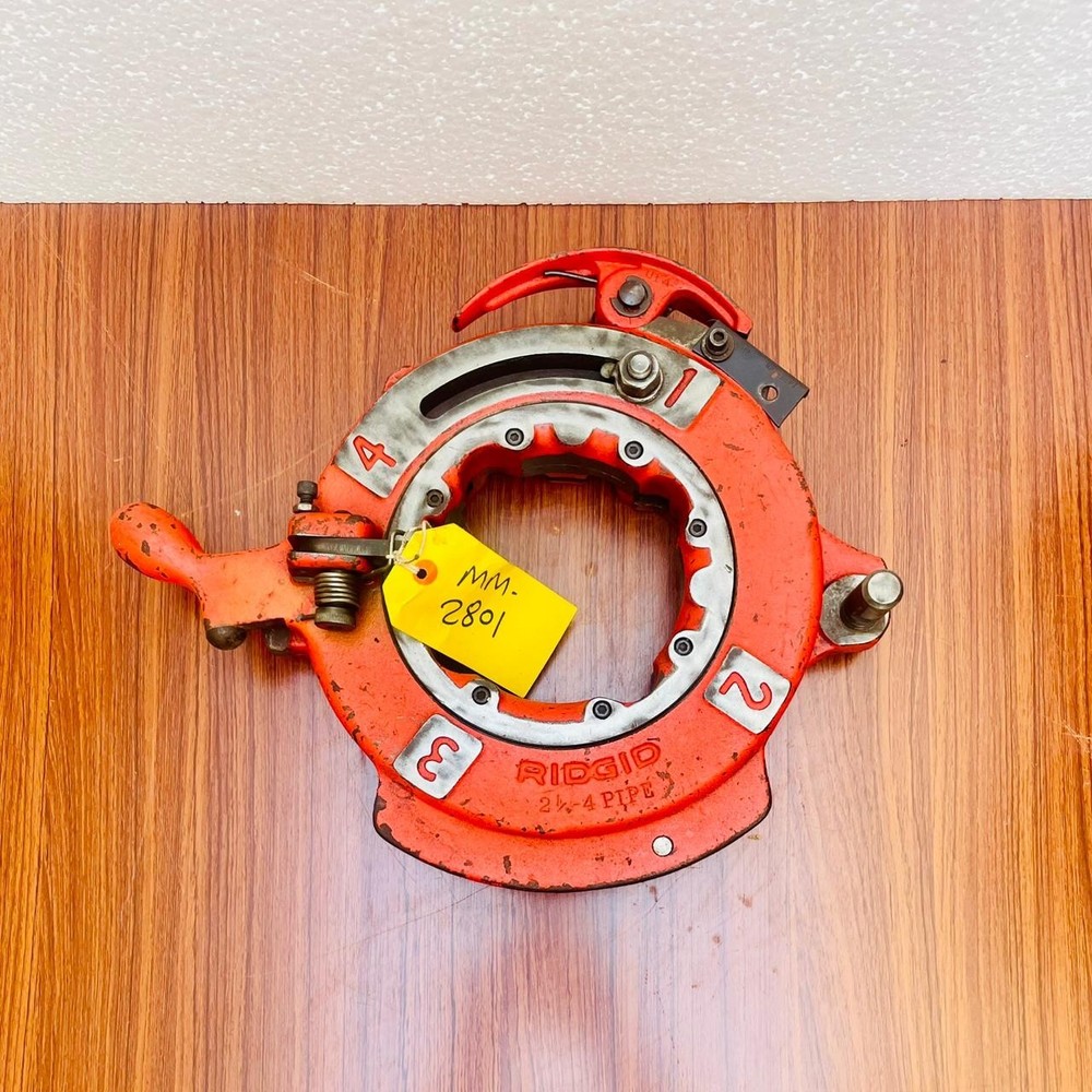 Ridgid Receding Die Head Pipe Threader/Threading Machine 2-&frac12;&rdquo;-4&Prime; BSPT #10