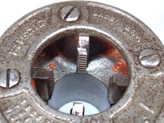 RIDGID 00R Pipe Threader Die Head Set 1&Prime;, 3/4&Prime;, 1/2&Prime;, 1/4&Prime;, Sharp Dies