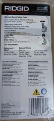 RIGID 150 Constant Swing Tubing Cutter & Ridgid 23493 Plastic Pipe Cutter