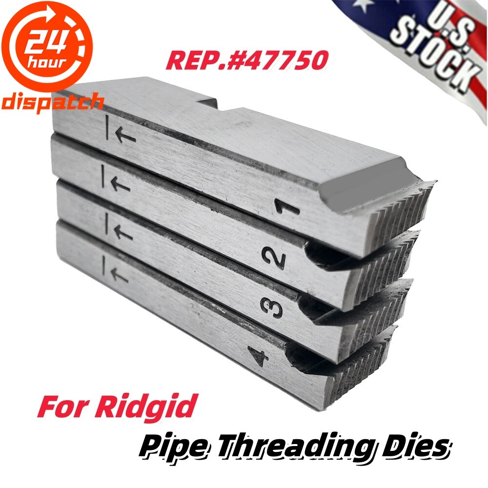 Alloy Steel Pipe Threading Dies NPT 1in-2in For Ridgid 811A and 815A #47750
