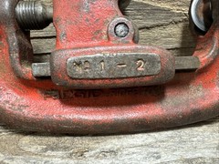 RIDGID No. 2A Heavy Duty Pipe Cutter 1/8&Prime;&ndash;2&Prime; Vintage RIDGE TOOL USA Steel