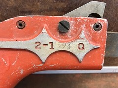 Reed Mfg. Co. 2-1 Model Quick Release 2&rdquo; Capacity Pipe Cutter Plumbers Hand Tool
