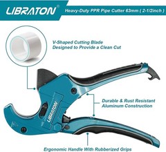 PVC Pipe Cutter, Up to 2-1/2&Prime;, Ratchet Pipe Cutter Heavy-Duty, Pex Cutting To&hellip;