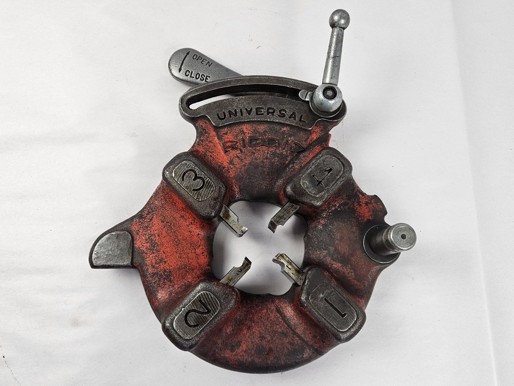 Ridgid Universal Die Head 1/8&Prime;-2&Prime; Pipe 1/4&Prime;-2&Prime; Bolt Hard to Turn Parts or Repair