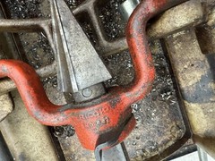 RIDGID 535 Pipe Threader with Cart