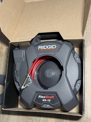 Ridgid FlexShaft K9-12 Wall-to-Wall Drain Cleaning Machine 74978 &ndash; Gray