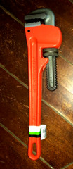 Pittsburgh 14&Prime; Steel Pipe Wrench -Straight Jaw 2&Prime; Capacity- Item #61349
