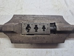 Antique Butterfield & Co No. 37A Pipe Bolt Threader Die Sizes 12, 14, 16 Vintage