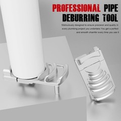 Deburring Tool for PVC Pipe, Plumbing Tools, Professional Plastic Pipe Deburr&hellip;
