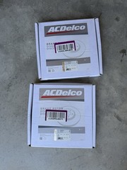 2x ACDelco Gold 18A2464 (19203456) Black Hat Front Disc Brake Rotor