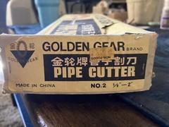 Golden Gear Pipe Cutter #2, 1/2-2