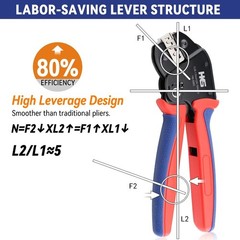 Open Barrel Crimping Tool with 590PCS JST-SM Connectors Kit &ndash; 24-16 AWG (0.25-1.